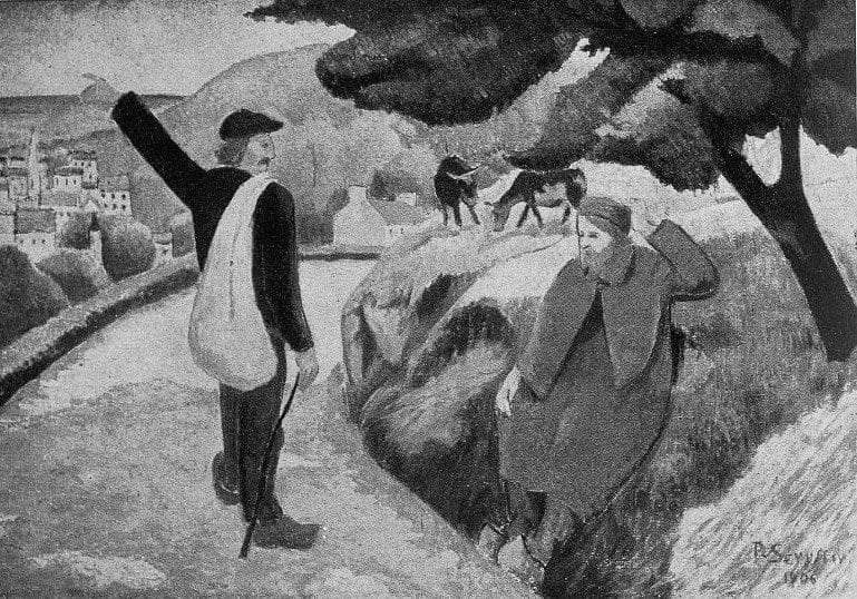 Tityrus Meliboea and the departure of Gauguin by Paul Serusier — Oil Painting Reproduction