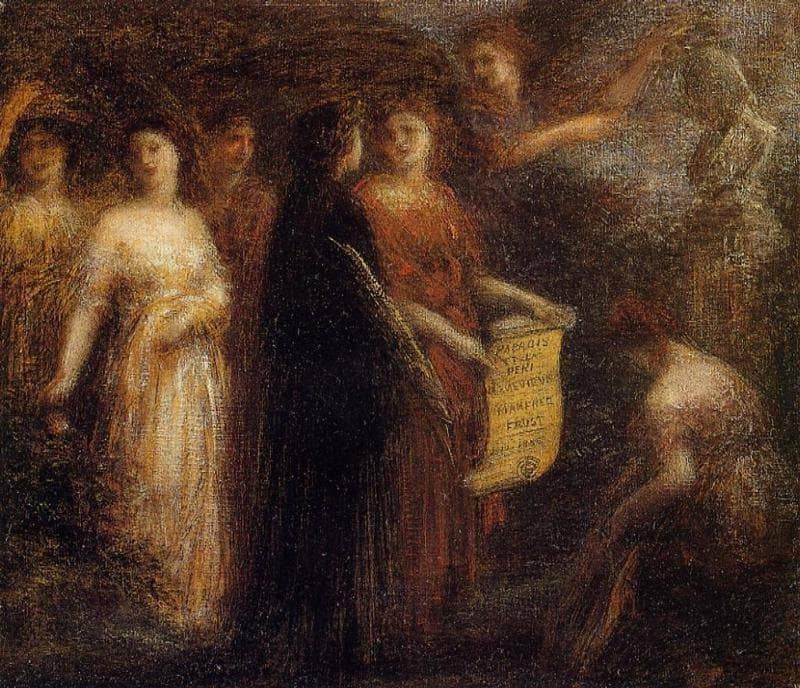 To Robert Schumann by Henri Fantin-Latour — Oil Painting Reproduction