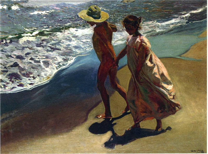 To the Water by Joaquín Sorolla — Oil Painting Reproduction