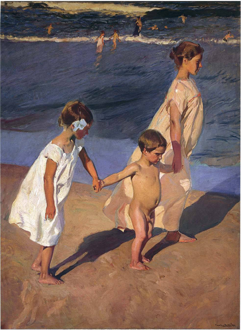 To the Water, Valencia by Joaquín Sorolla — Oil Painting Reproduction