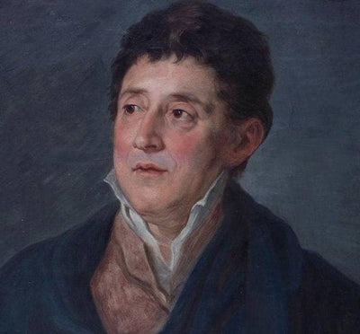 Tommaso Gargallo, Sicilian poet and scholar in living room