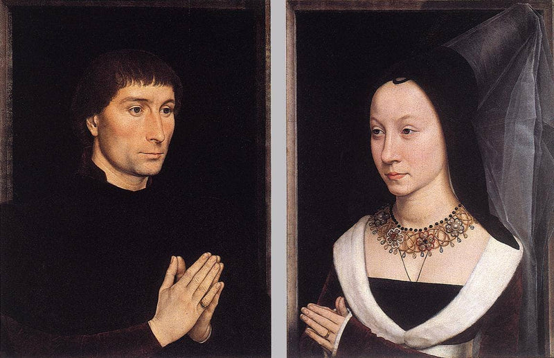 Tommaso Portinari and his Wife by Hans Memling — Oil Painting Reproduction