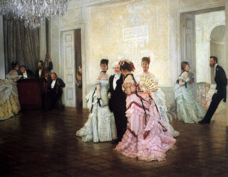 Too Early by James Tissot — Oil Painting Reproduction