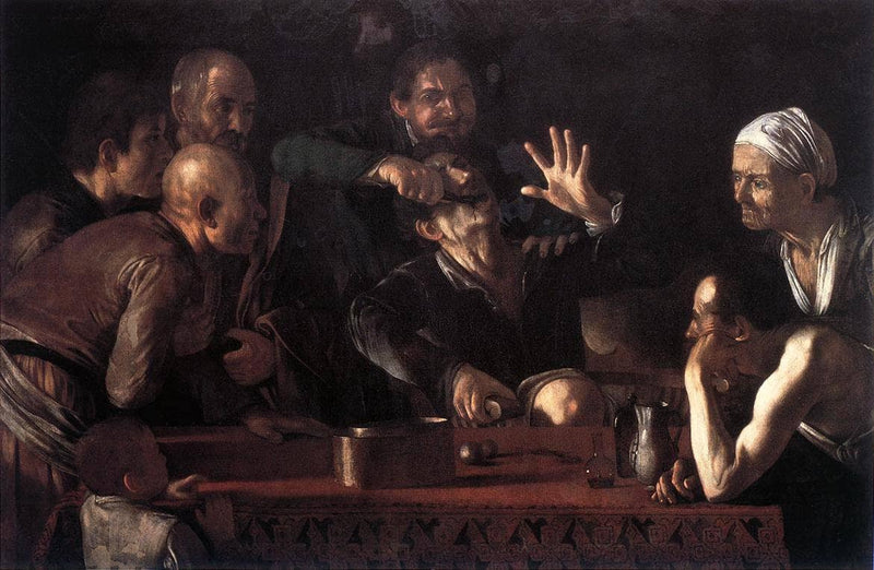 Tooth Puller by Caravaggio — Oil Painting Reproduction
