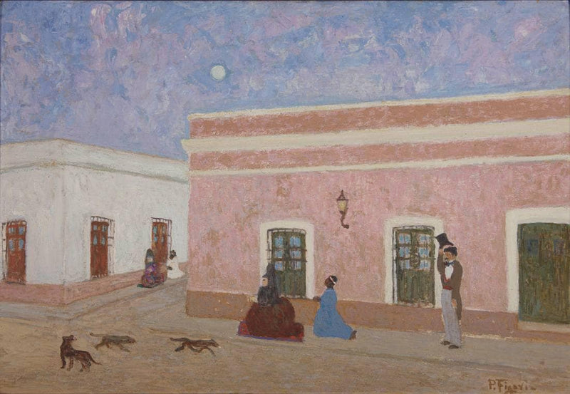Toque de oración by Pedro Figari — Oil Painting Reproduction
