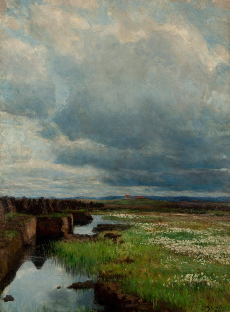 Torvmyr by Kitty Lange Kielland — Oil Painting Reproduction