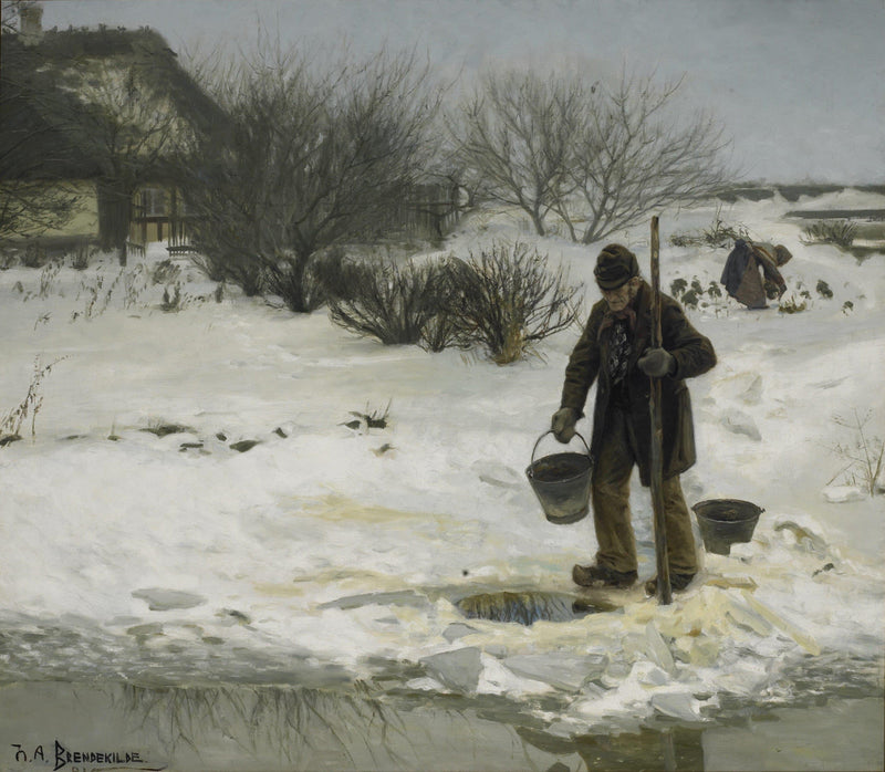 Tøsne by Hans Andersen Brendekilde — Oil Painting Reproduction
