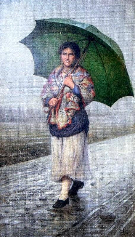 Towards the winter by Pasquale Celommi — Oil Painting Reproduction