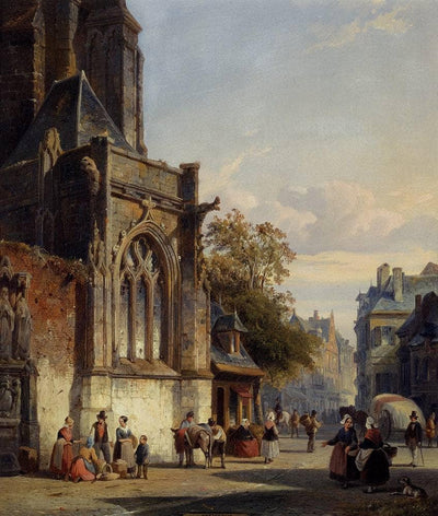 Town Square Before A Church A Capriccio in home office