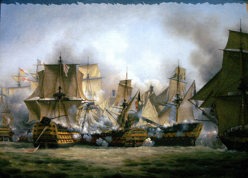 Le Redoutable À La Bataille De Trafalgar by Louis-Philippe Crépin — Oil Painting Reproduction