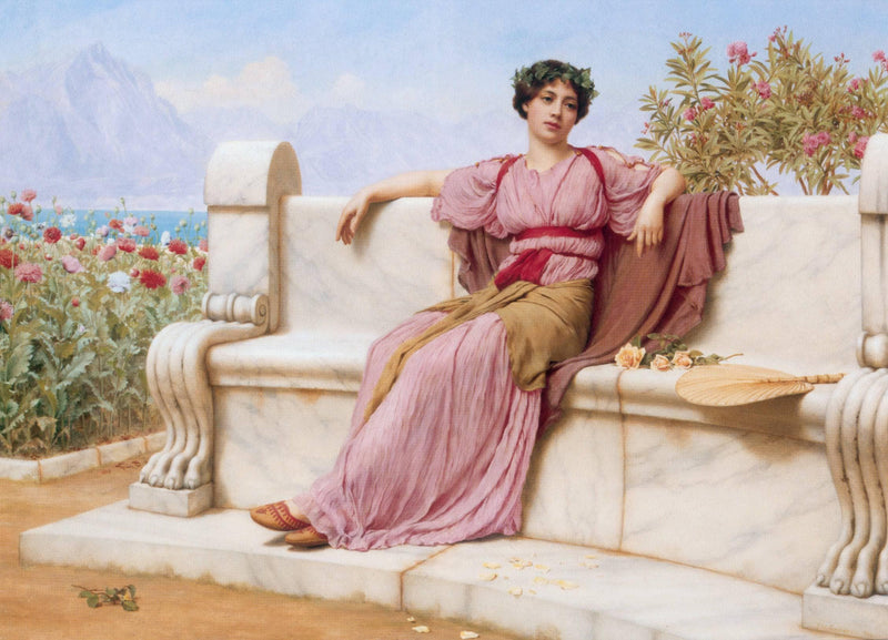 Tranquillity by John William Godward — Oil Painting Reproduction