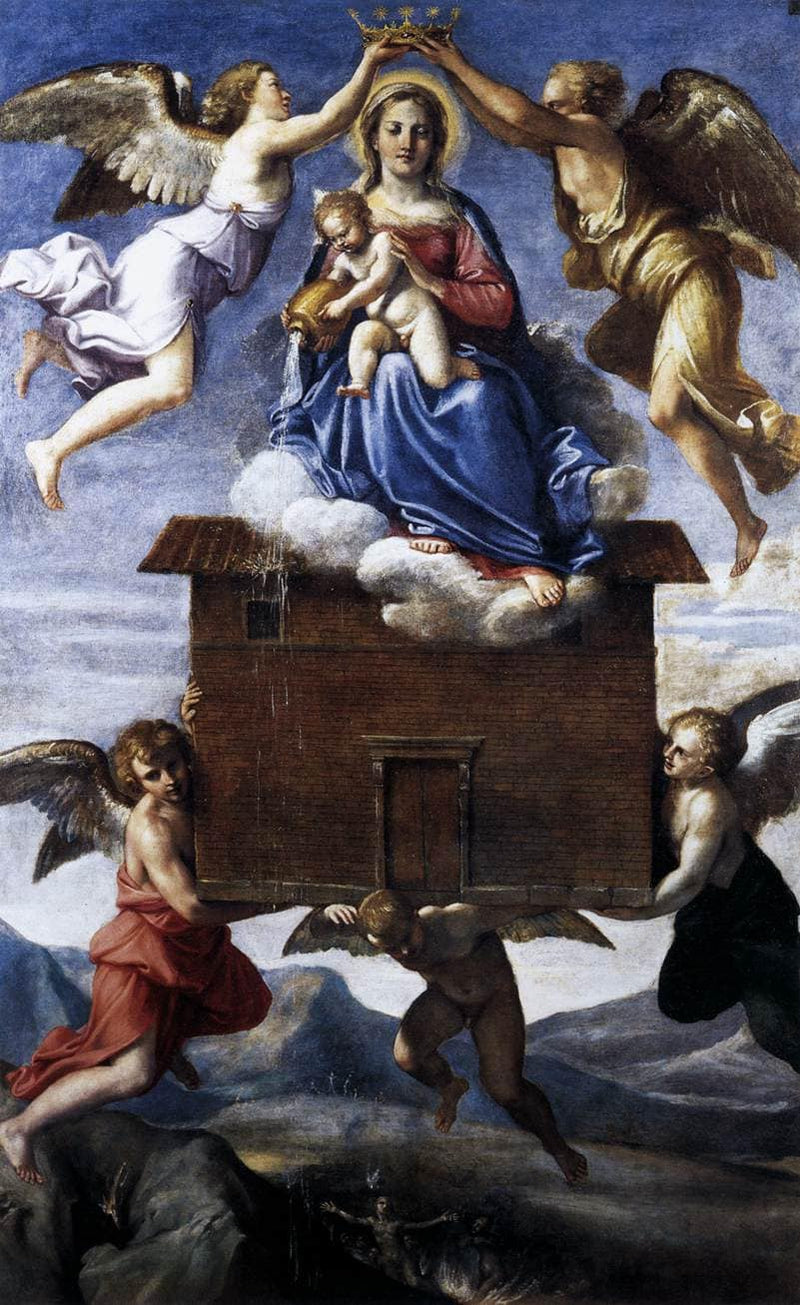 Translation of the Holy House by Annibale Carracci — Oil Painting Reproduction
