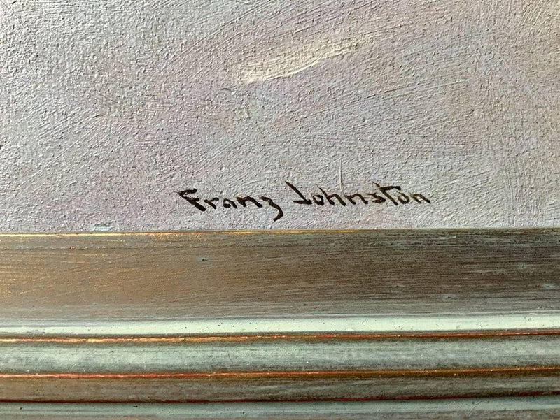 Trapperâs Cabin by Frank Johnston — Oil Painting Reproduction