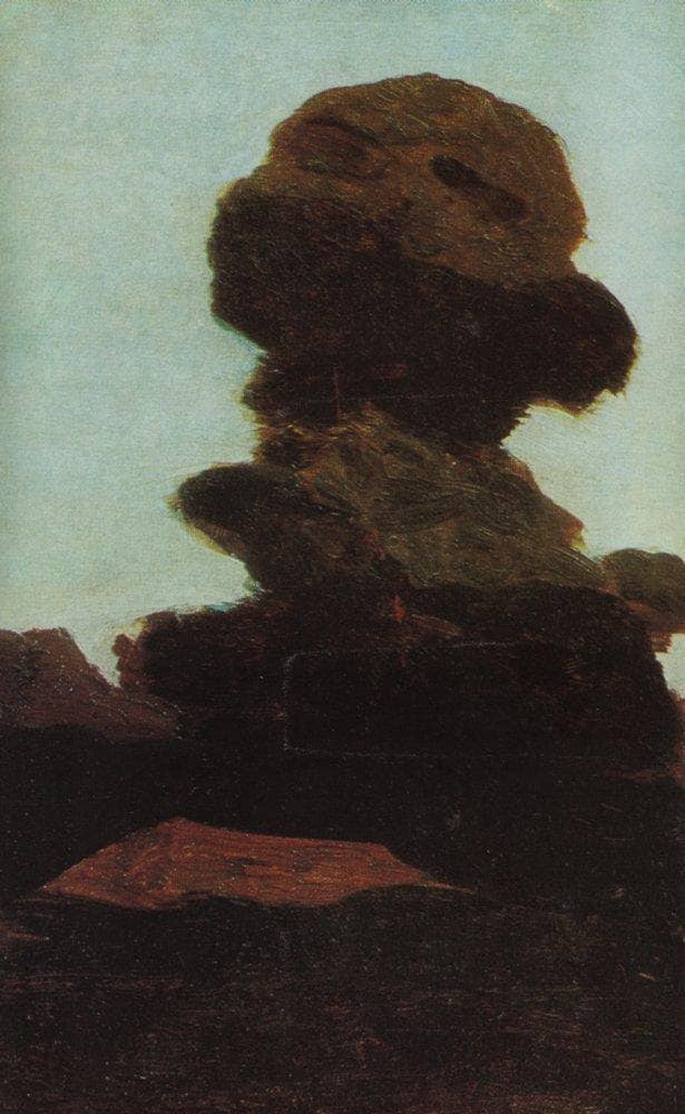 Tree against the evening sky by Arkhyp Kuindzhi — Oil Painting Reproduction