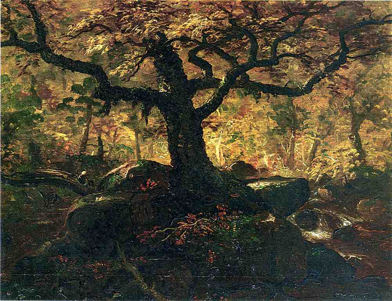 Tree in the Catskills by Thomas Cole — Oil Painting Reproduction