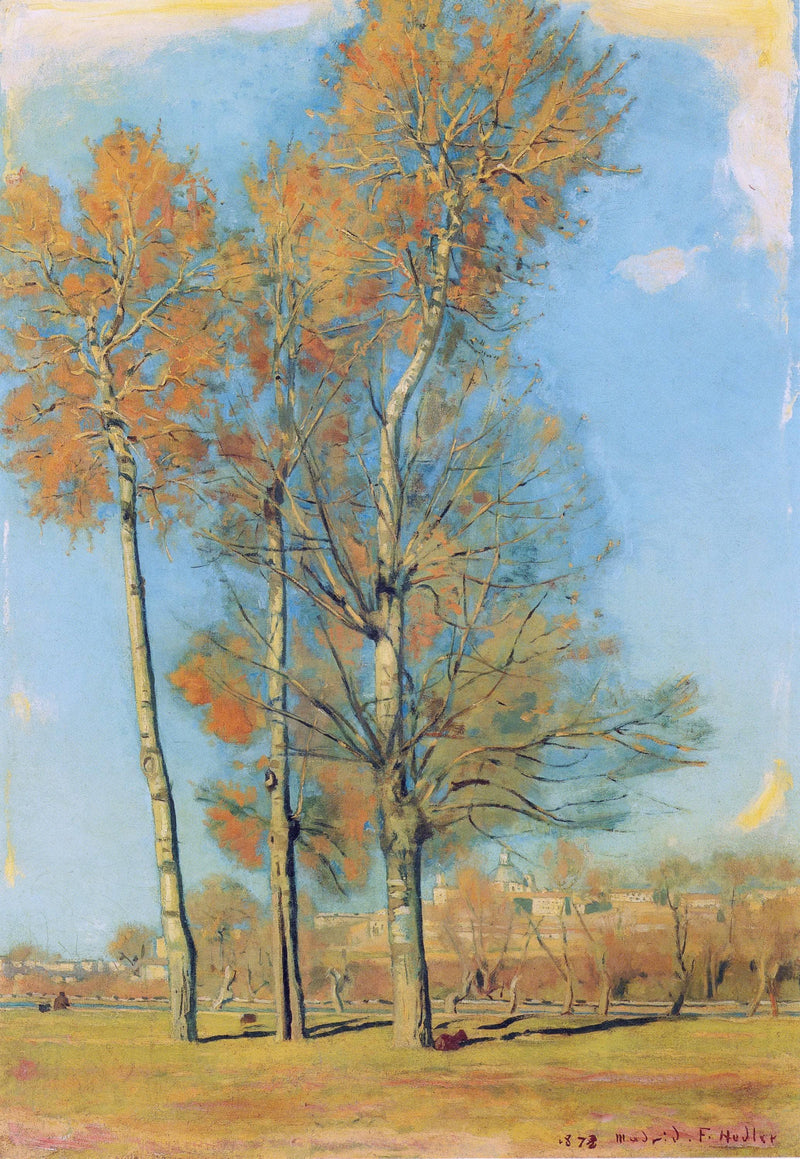 Tree on the Lake of Brienz near Bödeli by Ferdinand Hodler — Oil Painting Reproduction