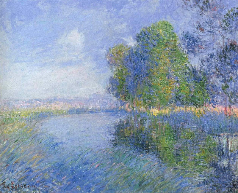 Trees in Bloom by Gustave Loiseau — Oil Painting Reproduction