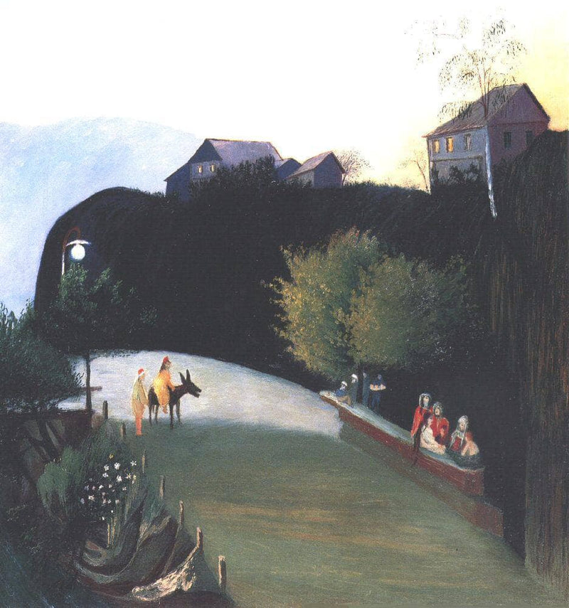 Trees in Electric Light at Jajce by Tivadar Kosztka Csontvary — Oil Painting Reproduction