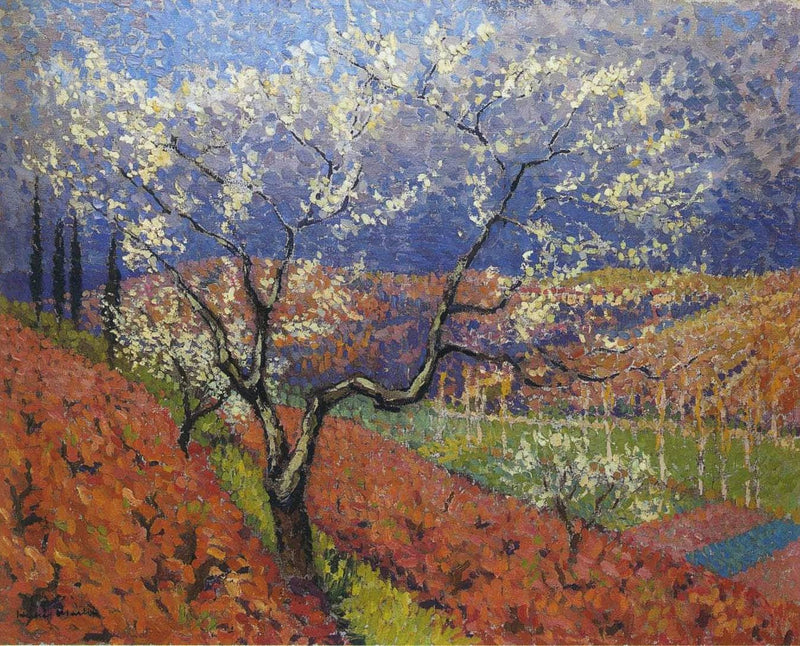 Trees in Flower by Henri Martin — Oil Painting Reproduction