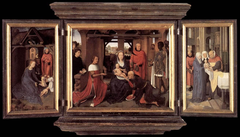 Triptych of Jan Floreins by Hans Memling — Oil Painting Reproduction