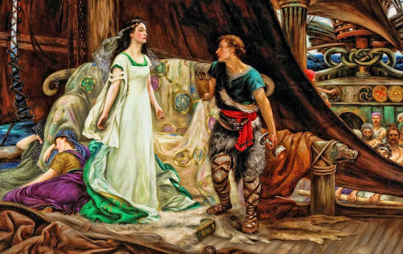 Tristan and Isolde by Herbert James Draper — Oil Painting Reproduction
