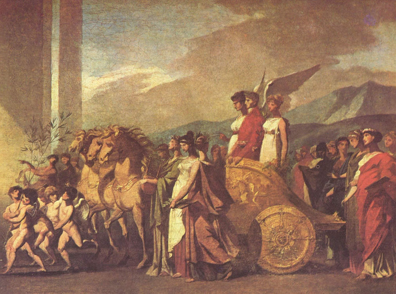 Triumph of Bonaparte and Peace (Sketch) by Pierre-Paul Prud'hon — Oil Painting Reproduction