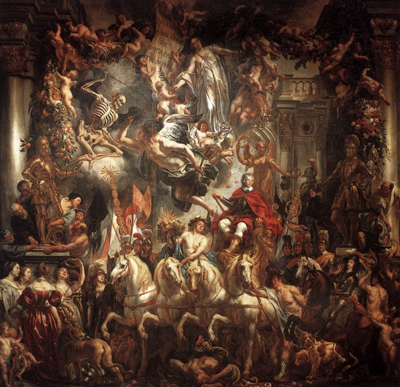Triumph of Frederik Hendrik by Jacob Jordaens — Oil Painting Reproduction