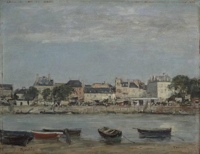 Trouville by Eugene Boudin — Oil Painting Reproduction