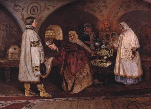 Tsar Alexei Mikhailovich by Mikhail Nesterov — Oil Painting Reproduction