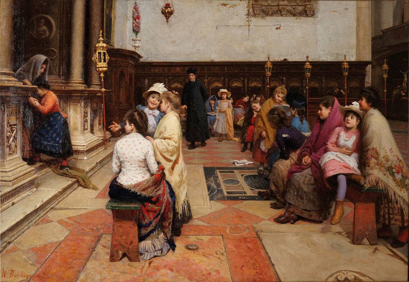 The doctrine by Noè Bordignon — Oil Painting Reproduction