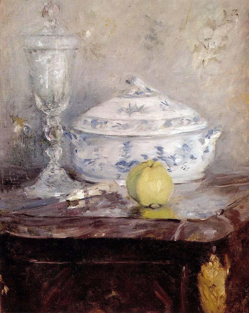 Tureen And Apple by Berthe Morisot — Oil Painting Reproduction