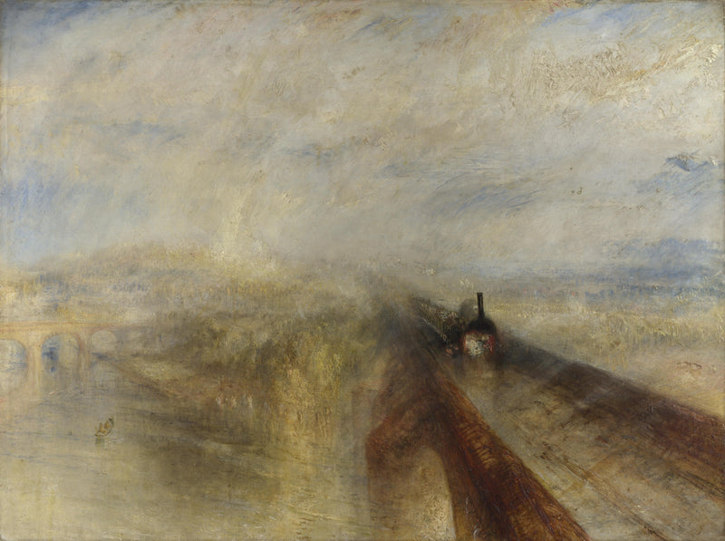 Rain Steam and Speed, The Great Western Railway by J.M.W. Turner — Oil Painting Reproduction