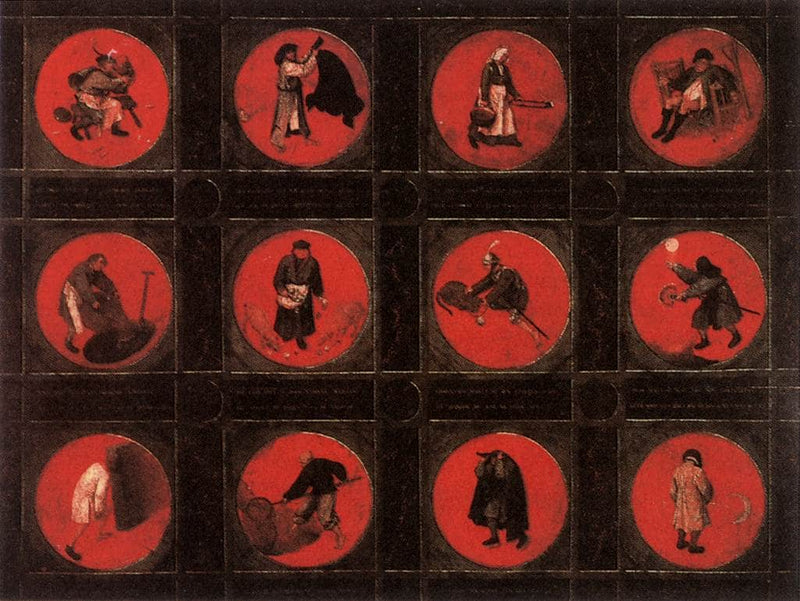 Twelve Proverbs by Pieter Bruegel the Elder — Oil Painting Reproduction