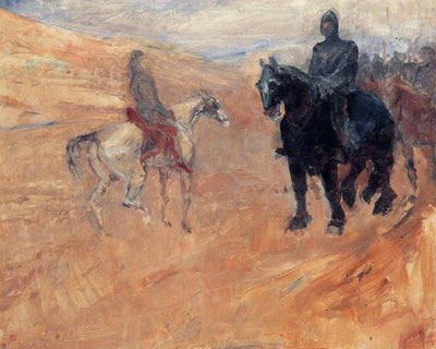 Two Knights in Armor in home office