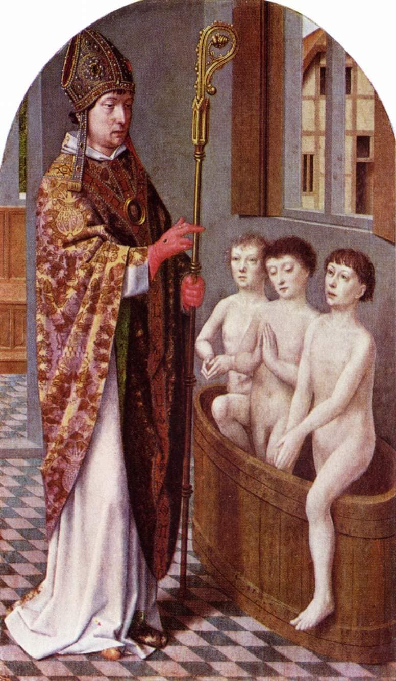 Two Legends of St. Nicholas by Gerard David — Oil Painting Reproduction
