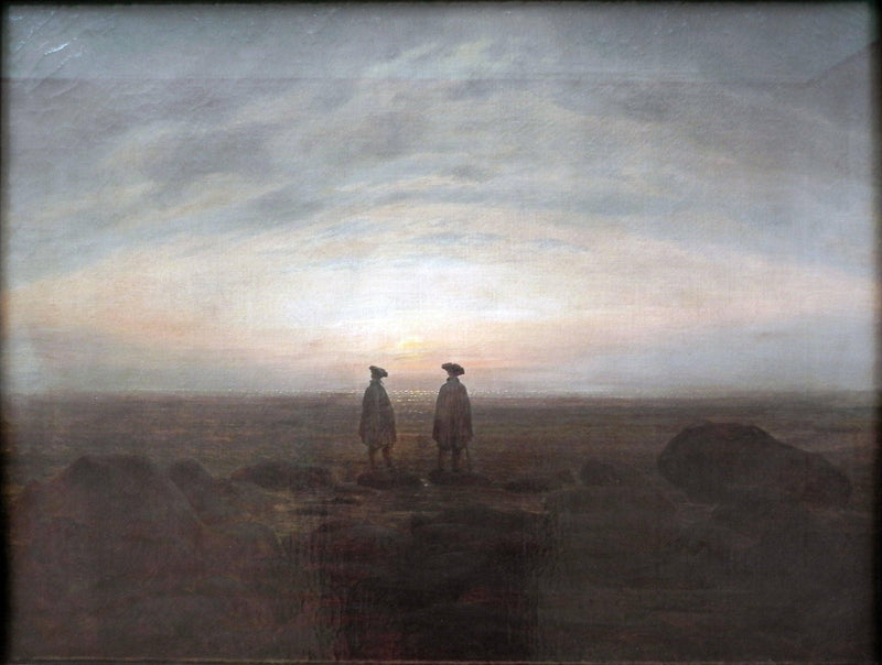 Two Men by the Sea by Caspar David Friedrich — Oil Painting Reproduction