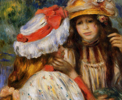 Two Sisters in bedroom