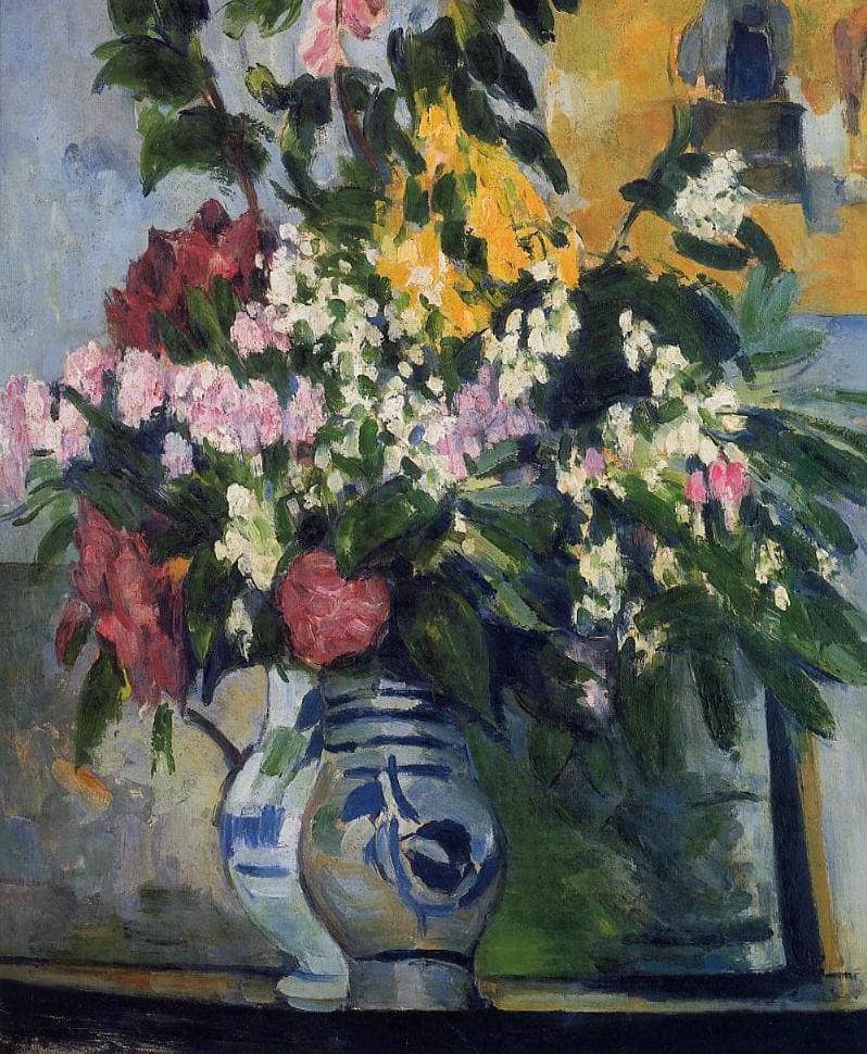 Two Vases of Flowers by Paul Cezanne — Oil Painting Reproduction