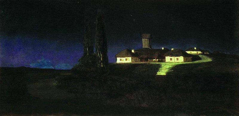 Ukrainian Night by Arkhyp Kuindzhi, Oil Painting Reproduction
