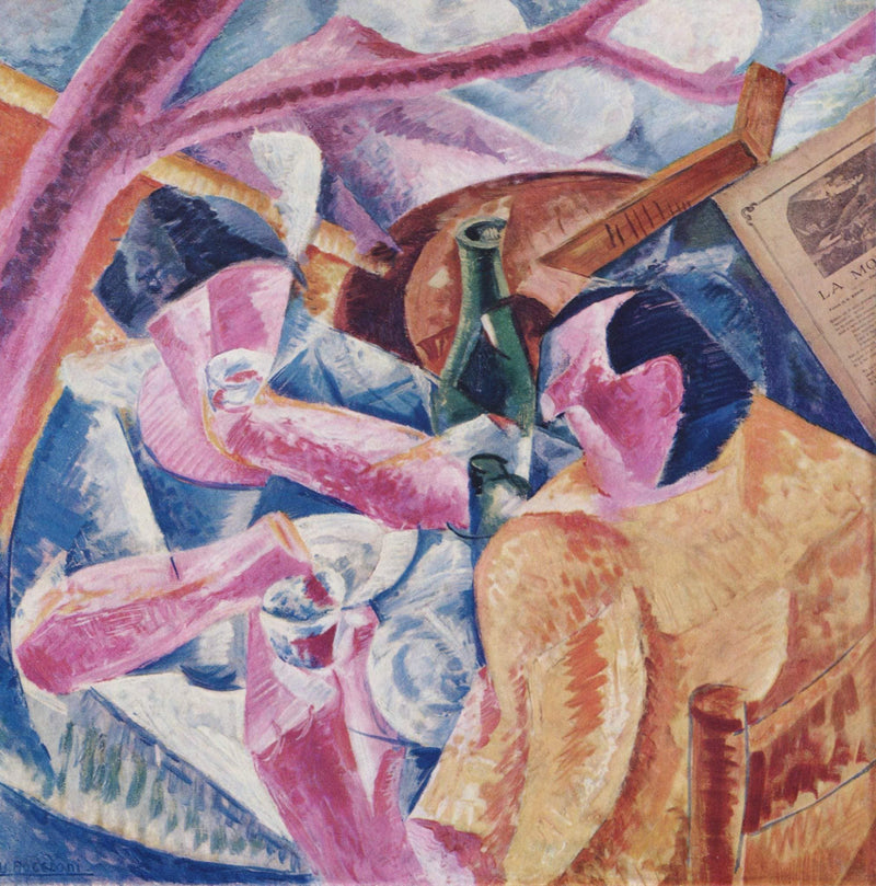 Under the Pergola at Naples by Umberto Boccioni — Oil Painting Reproduction
