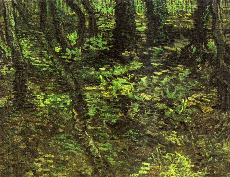 Undergrowth with Ivy by Vincent van Gogh — Oil Painting Reproduction