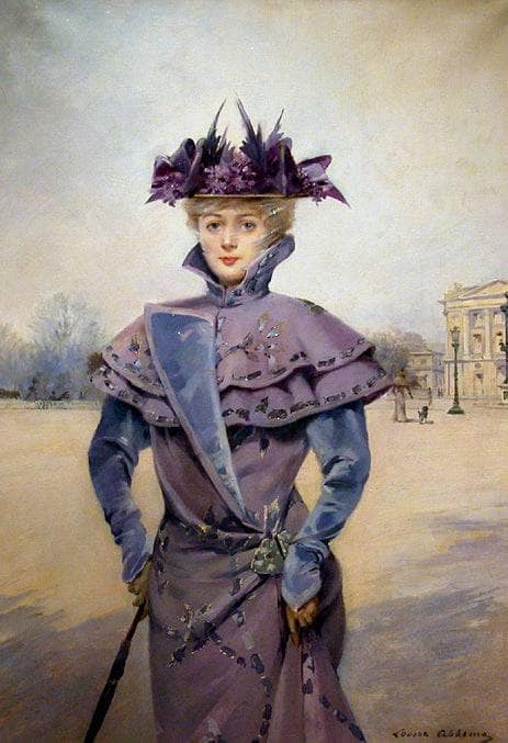 Une élégante place de la Concorde by Louise Abbéma — Oil Painting Reproduction