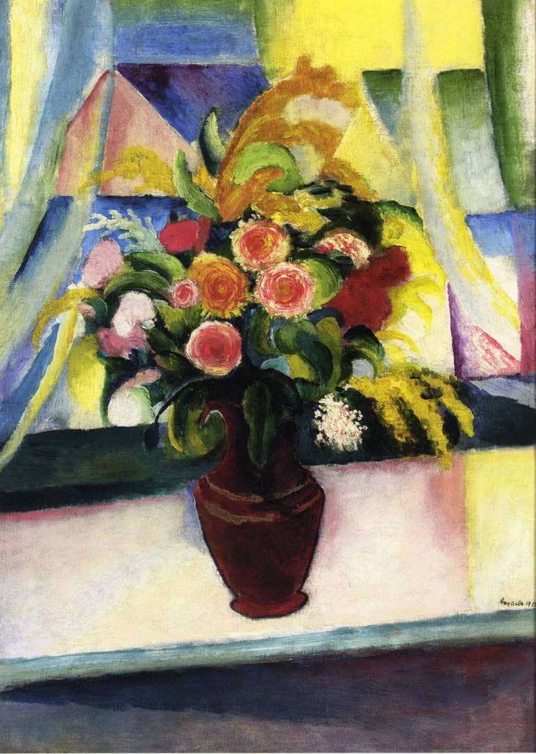 Untitled by August Macke — Oil Painting Reproduction