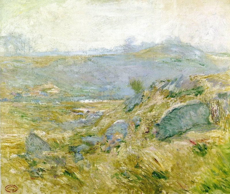 Upland Pastures by John Henry Twachtman — Oil Painting Reproduction