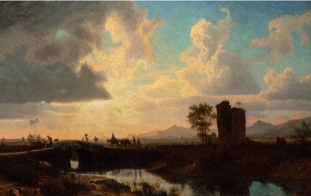 Valley of the Po by Albert Bierstadt — Oil Painting Reproduction