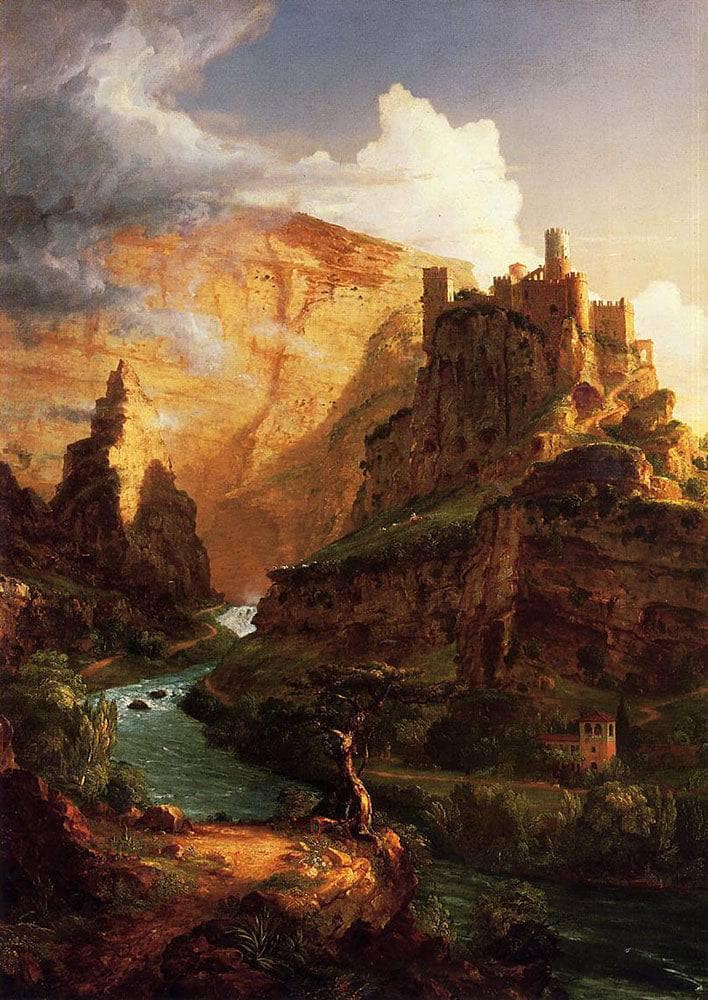 Valley of the Vaucluse by Thomas Cole — Oil Painting Reproduction