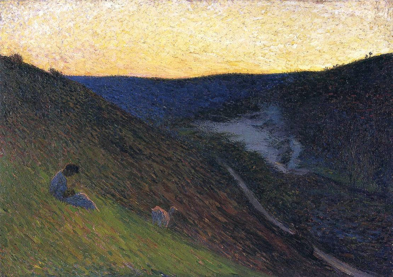 Valley Verde in Crepuscule by Henri Martin — Oil Painting Reproduction