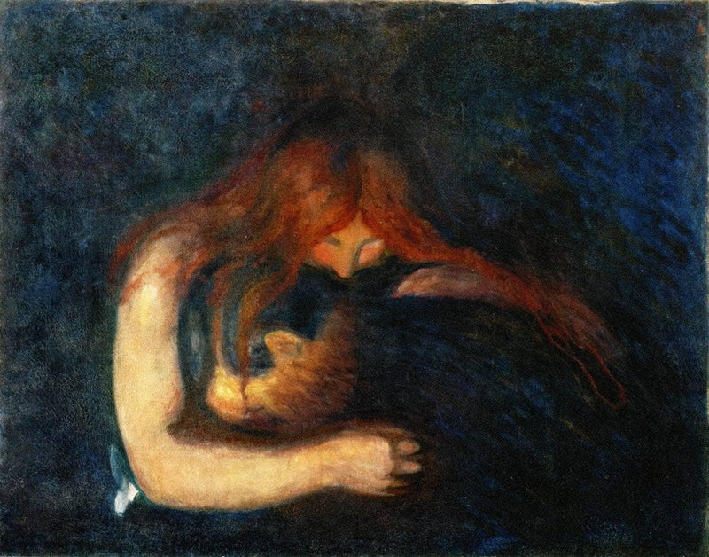 Vampire by Edvard Munch — Oil Painting Reproduction