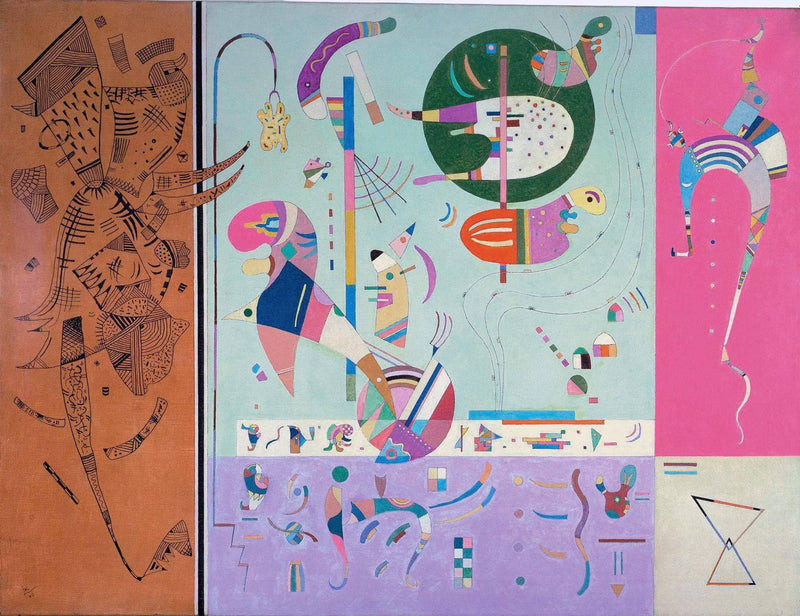 Various Parts by Wassily Kandinsky — Oil Painting Reproduction