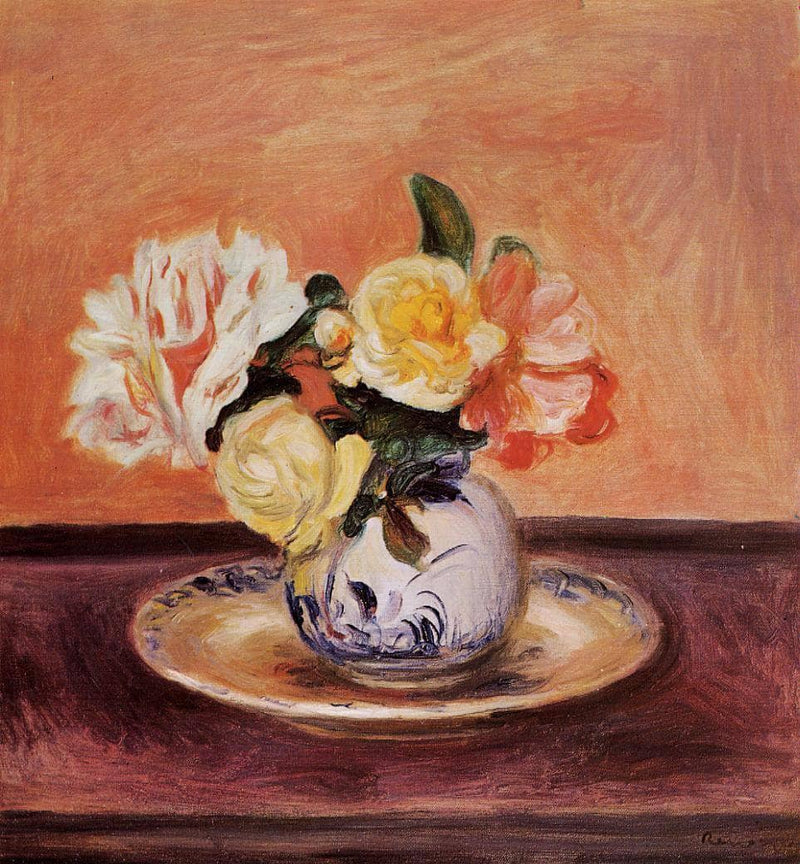 Vase of Flowers by Pierre-Auguste Renoir — Oil Painting Reproduction